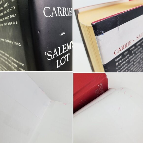Stephen King Three Complete Novels Book Carrie Salem's Lot Shining HCDJ 2002 - Picture 7 of 10